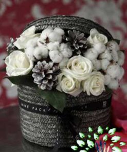 باکس گل طبیعی NFB198 Natural Flower Box