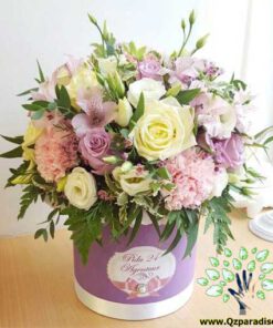 باکس گل طبیعی NFB223 Natural Flower Box