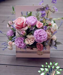 باکس گل طبیعی NFB234 Natural Flower Box