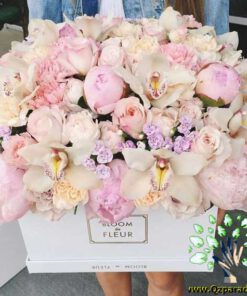 باکس گل طبیعی NFB258 Natural Flower Box