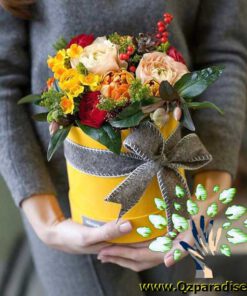 باکس گل طبیعی NFB288 Natural Flower Box