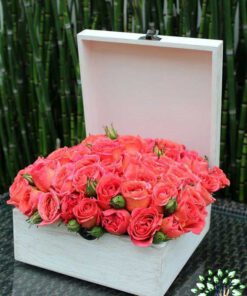 باکس گل طبیعی NFB309 Natural Flower Box