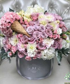 باکس گل طبیعی NFB332 Natural Flower Box