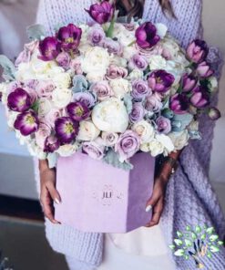 باکس گل طبیعی NFB343 Natural Flower Box