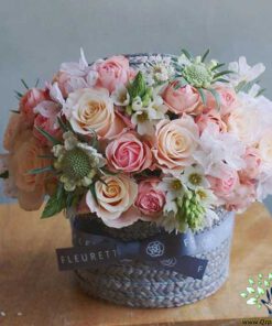 باکس گل طبیعی NFB354 Natural Flower Box