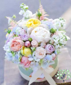 باکس گل طبیعی NFB366 Natural Flower Box