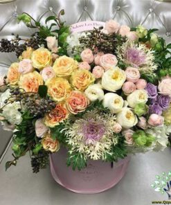 باکس گل طبیعی NFB375 Natural Flower Box