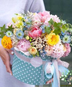 باکس گل طبیعی NFB376 Natural Flower Box