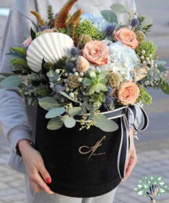 باکس گل طبیعی NFB396 Natural Flower Box