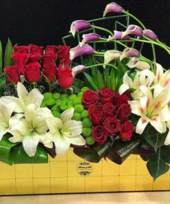باکس گل طبیعی NFB407 Natural Flower Box