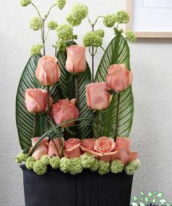باکس گل طبیعی NFB418 Natural Flower Box
