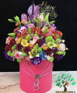 باکس گل طبیعی NFB85 Natural Flower Box