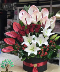 باکس گل طبیعی NFB88 Natural Flower Box