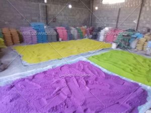 تولید شن رنگی تزئینی مهدی تولیدکننده