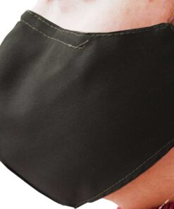 ماسک پارچه ای مشکی با کیفیت با دوخت عالی و فلز روی بینی