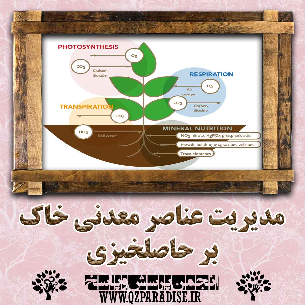 b80d906550cdd632bdd7107447bc9396028b3e2d 147 - مدیریت عناصر معدنی خاک بر حاصلخیزی خاک را شرح دهید؟